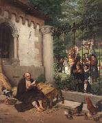 Eduard von Gebhardt Lazarus and the Rich Man USA oil painting artist